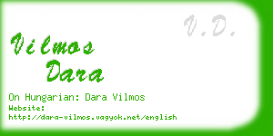 vilmos dara business card